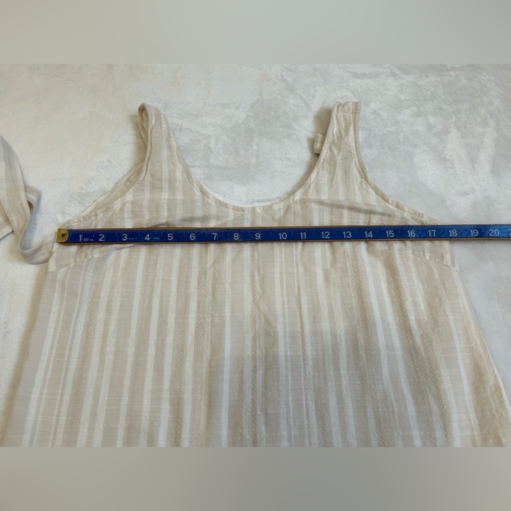 Anthropologie Cloth & Stone Tie-Back Tunic Dress | Size Medium - Picture 9 of 9